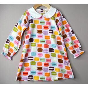 The Oaks Apparel French Macaron Cookies Dress Girls 4 Yrs